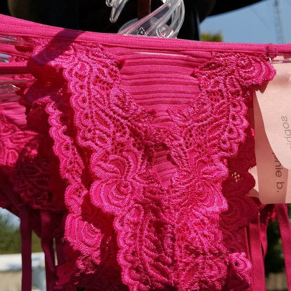 Sophie B. Pink Thong Bottoms - Picture 2 of 6